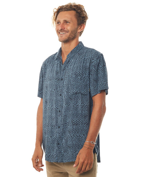 REAL TEAL VARIABLE MENS CLOTHING QUIKSILVER SHIRTS - EQYWT03649BPR6