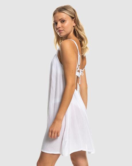 BRIGHT WHITE WOMENS CLOTHING ROXY DRESSES - ERJX603334-WBB0