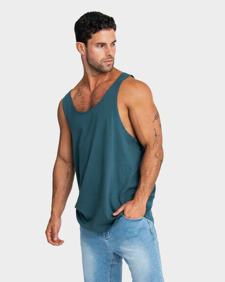 GREEN MENS CLOTHING ONEBYONE SINGLETS + TANKS - OBO-1032-S