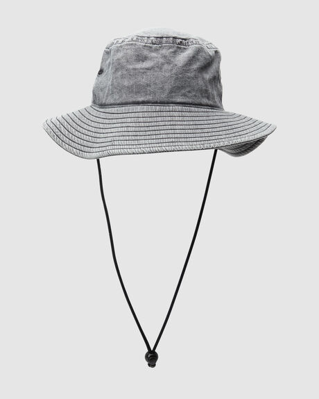 BLACK MENS ACCESSORIES QUIKSILVER HEADWEAR - AQYHA05180-KVJ0
