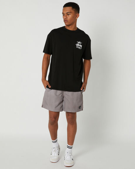 PIGMENT BLACK MENS CLOTHING STUSSY T-SHIRTS + SINGLETS - ST0235009-BLA