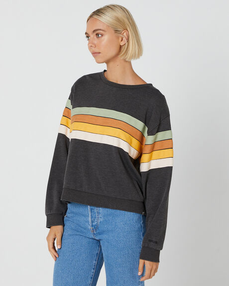 WASHED BLACK WOMENS CLOTHING RIP CURL JUMPERS - 02ZWFL8264