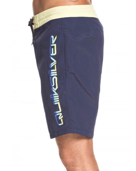 MEDIEVAL BLUE MENS CLOTHING QUIKSILVER BOARDSHORTS - EQYBS04128-BTE0