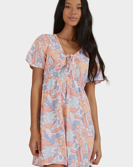 COASTLINE BOUQUET SP WOMENS CLOTHING ROXY DRESSES - URJWD03105-BEM8