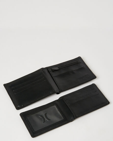 BLACK MENS ACCESSORIES HURLEY WALLETS - HAUSICWH010