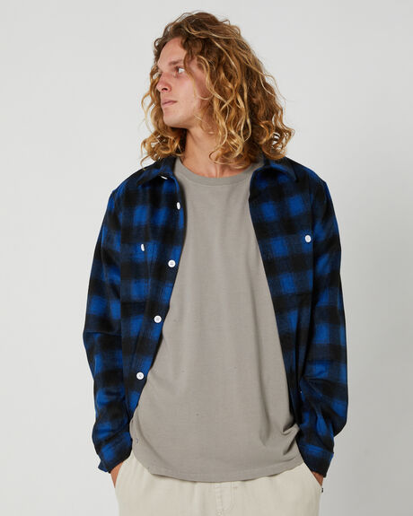 BLUE MENS CLOTHING MISFIT SHIRTS - MT035407BLUE