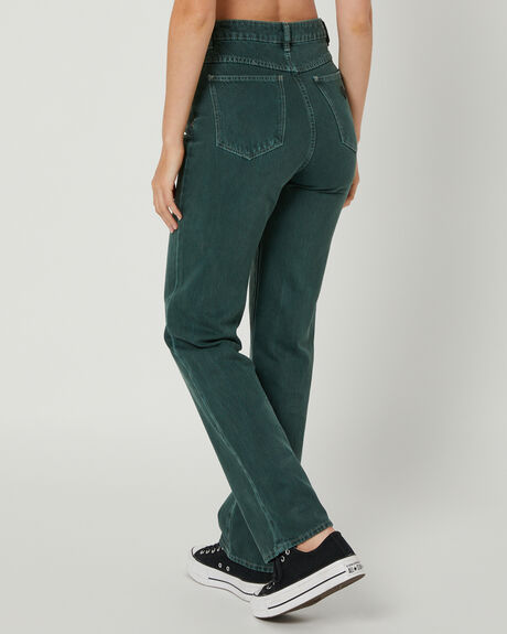 90S GREEN WOMENS CLOTHING ABRAND JEANS - 72661-4117