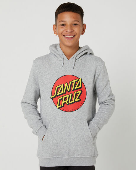 GREY MARLE KIDS BOYS SANTA CRUZ JUMPERS + JACKETS - SB123-HO01GRYM