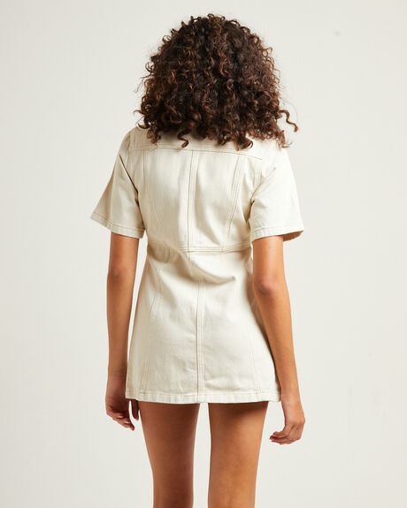 WHITE WOMENS CLOTHING INSIGHT DRESSES - 1000105906-WHT-XXS