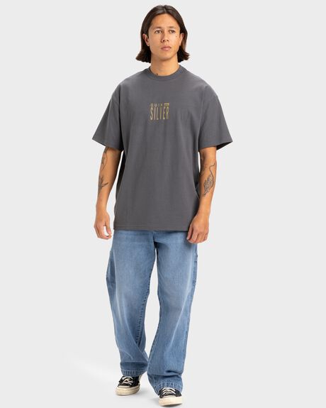 IRON GATE MENS CLOTHING QUIKSILVER T-SHIRTS + SINGLETS - UQYZT05459-KZM0