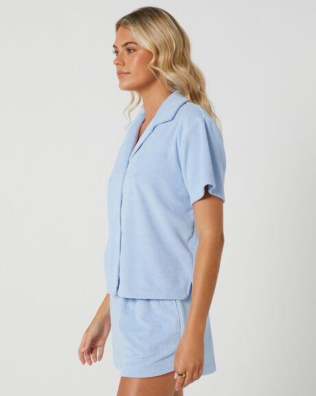 BLUE WOMENS CLOTHING SWELL SHIRTS - SWWS24182BLU