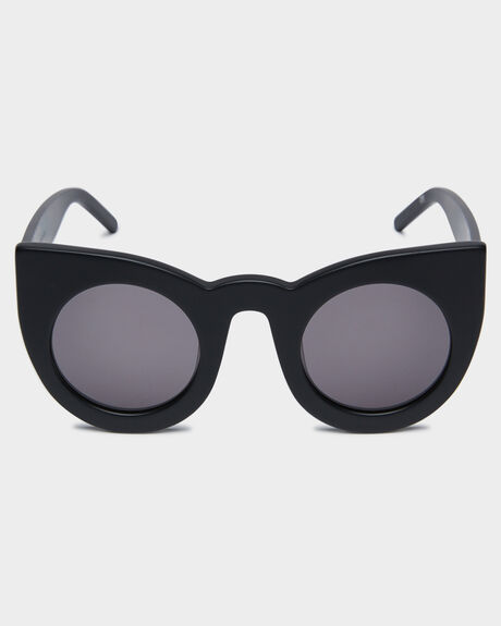 MATTE BLACK WOMENS ACCESSORIES VALLEY SUNGLASSES - S0519MBLK