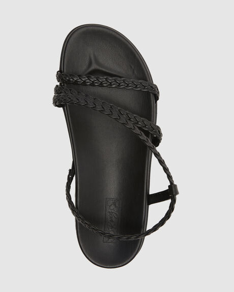 BLACK WOMENS FOOTWEAR ROXY SANDALS - ARJL200838-BLK