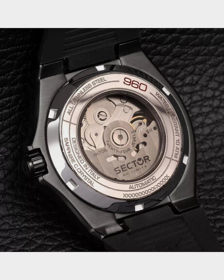 BLACK MENS ACCESSORIES SECTOR WATCHES - R3221528001