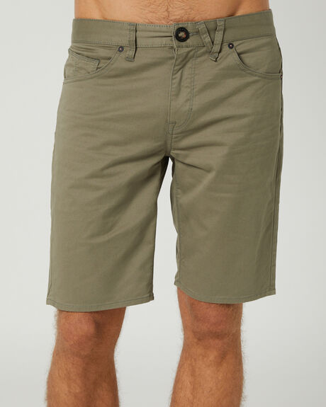 Volcom Solver Lite Mens Short - Army Green Combo | SurfStitch