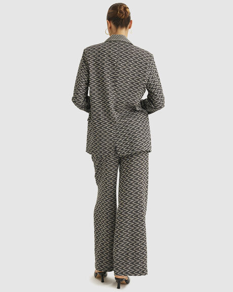 BLACK WOMENS CLOTHING SUMMERY COPENHAGEN PANTS - S3054-465