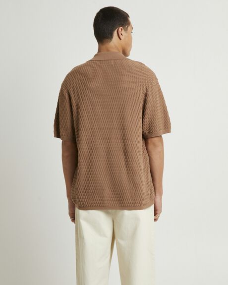 BROWN MENS CLOTHING ARVUST SHIRTS - ARMS25208-BRN