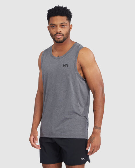 CHARCOAL HEATHER MENS CLOTHING RVCA SPORTSWEAR - V9031RST-CCH