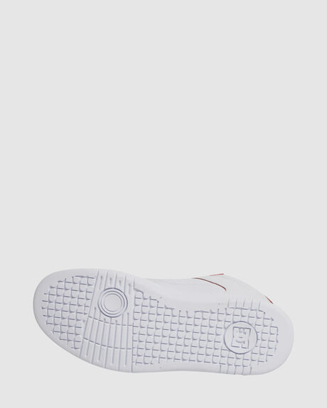 WHITE/HOT PINK WOMENS FOOTWEAR DC SHOES SNEAKERS - ADJS100162-WHK