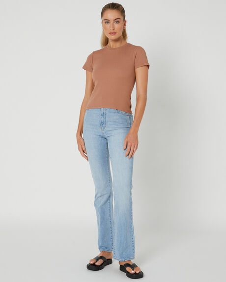 TAN WOMENS CLOTHING SILENT THEORY TEES - 60X5116TAN
