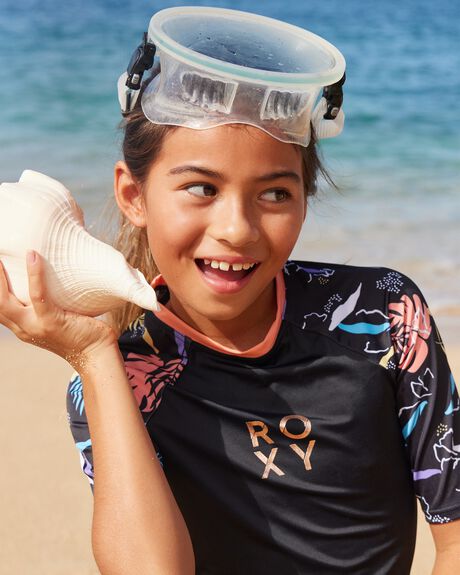 ANTHRACITE ACTIVE RG KIDS YOUTH GIRLS ROXY SWIMWEAR - ERGWR03429-KVJ8