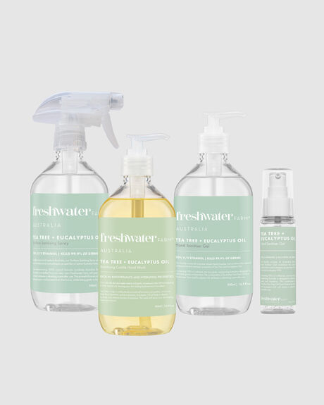 NATURAL HOME + BODY BODY FRESHWATER FARM SKINCARE - FWFSANITISEBUNDLE