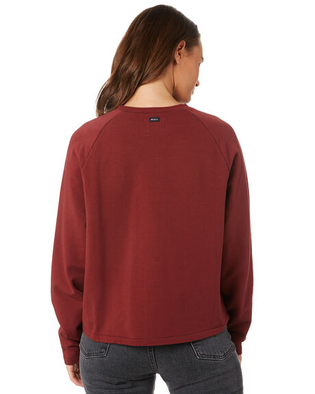 BORDEAUX WOMENS CLOTHING RVCA JUMPERS - R293151BOR