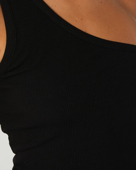 BLACK WOMENS CLOTHING SWELL SINGLETS - S8232272BLK