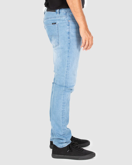 BLUE MENS CLOTHING UNIT JEANS - 223118001-BLUE