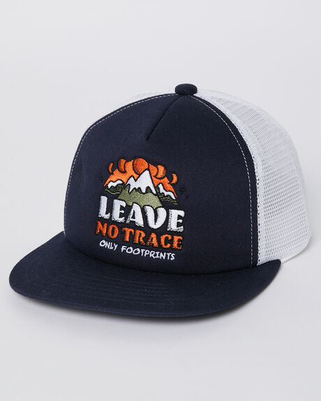 NAVY / WHITE KIDS BOYS ALPHABET SOUP HEADWEAR - AS-KCA8871