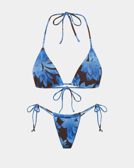FLORAL WOMENS SWIMWEAR SUBTITLED BIKINI SETS - SBWS25664-ASST-XS