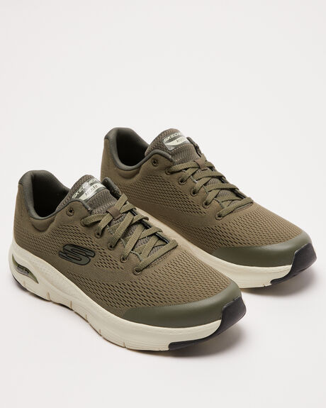 OLIVE MENS FOOTWEAR SKECHERS SNEAKERS - 232040OLV