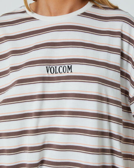 STAR WHITE WOMENS CLOTHING VOLCOM T-SHIRTS + SINGLETS - B0132310SWH