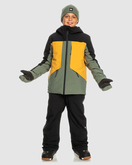 LAUREL WREATH SNOW KIDS QUIKSILVER SNOW JACKET - EQBTJ03176-GNB0