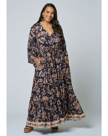 VINTAGE FLORAL WOMENS CLOTHING THE POETIC GYPSY DRESSES - CPSS24643001-10