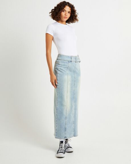 TINTED BLUE WOMENS CLOTHING INSIGHT SKIRTS - INWW24341-BLU