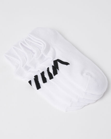 WHITE MENS ACCESSORIES RVCA SOCKS + UNDERWEAR - UVYAA00112WHT
