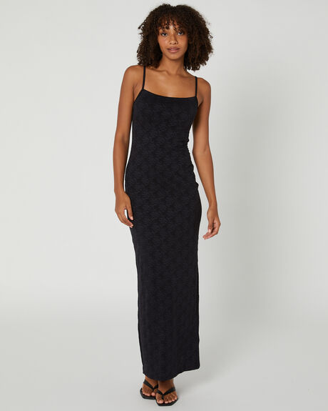 BLACK WOMENS CLOTHING JGR AND STN DRESSES - JSJ118BLK