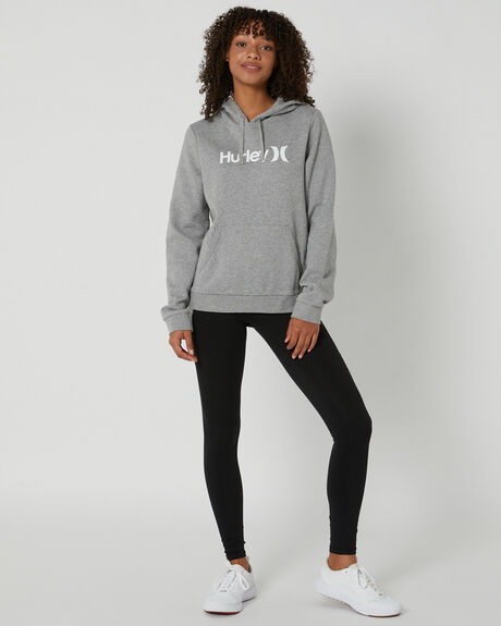 DARK HEATHER WOMENS CLOTHING HURLEY HOODIES - HAGFL21OOH063