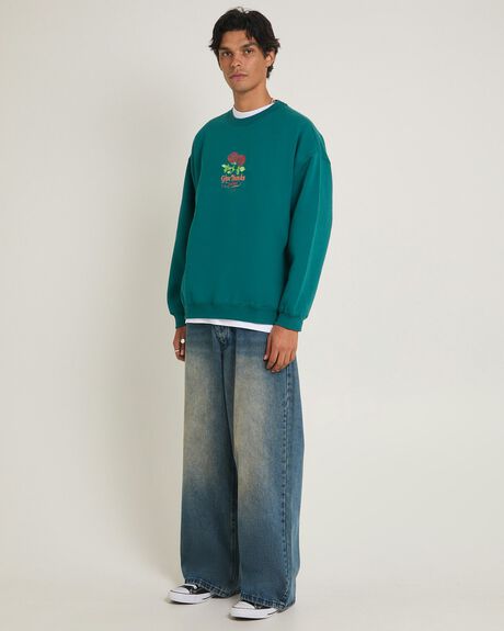 BLUE MENS CLOTHING INSIGHT JUMPERS - INMW25900-GRN-S