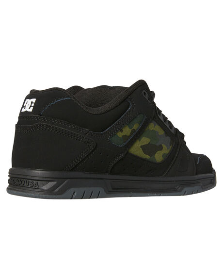 BLACK MILITARY CAMO MENS FOOTWEAR DC SHOES SNEAKERS - ADYS100443BLM