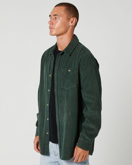 DEEP GREEN MENS CLOTHING ROLLAS SHIRTS - 16253-2721