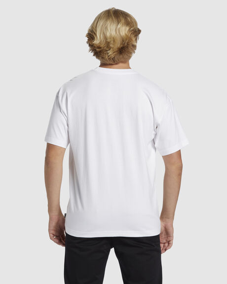 WHITE MENS CLOTHING BILLABONG T-SHIRTS + SINGLETS - ABYZT02462-WHT