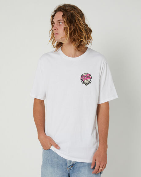 WHITE MENS CLOTHING SANTA CRUZ T-SHIRTS + SINGLETS - SM3220113WHT