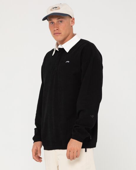 BLACK MENS CLOTHING RUSTY SHIRTS - W23-MWM0375-BLK-1S