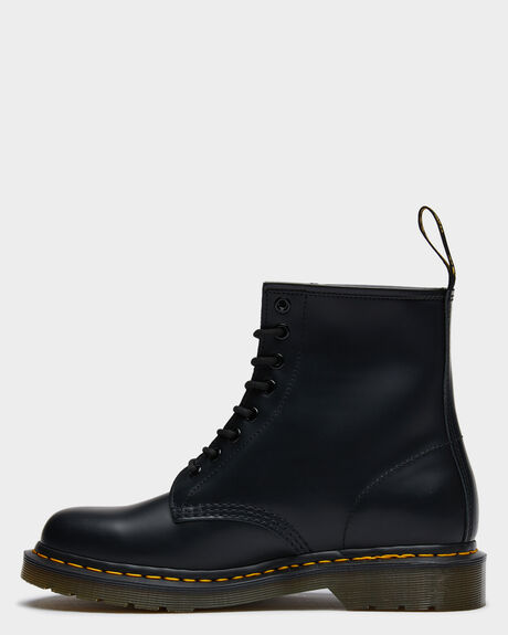 BLACK SMOOTH MENS FOOTWEAR DR. MARTENS BOOTS - 11822006