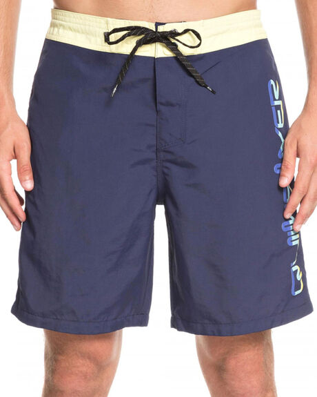 MEDIEVAL BLUE MENS CLOTHING QUIKSILVER BOARDSHORTS - EQYBS04128-BTE0