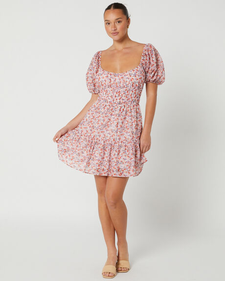 PINK DITZY FLORAL WOMENS CLOTHING MINKPINK DRESSES - IS2304471-PNK