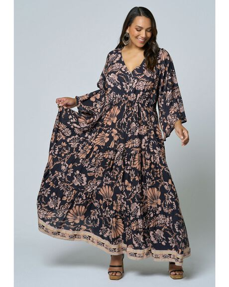 VINTAGE FLORAL WOMENS CLOTHING THE POETIC GYPSY DRESSES - CPSS24643001-10