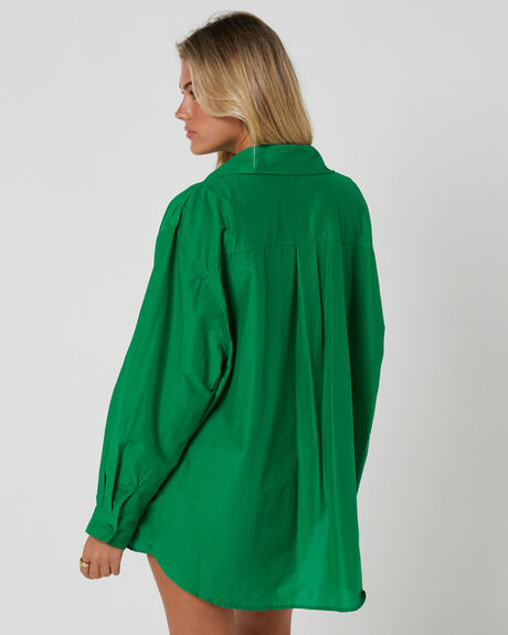 GREEN WOMENS CLOTHING SNDYS SHIRTS - SFT805-GRN